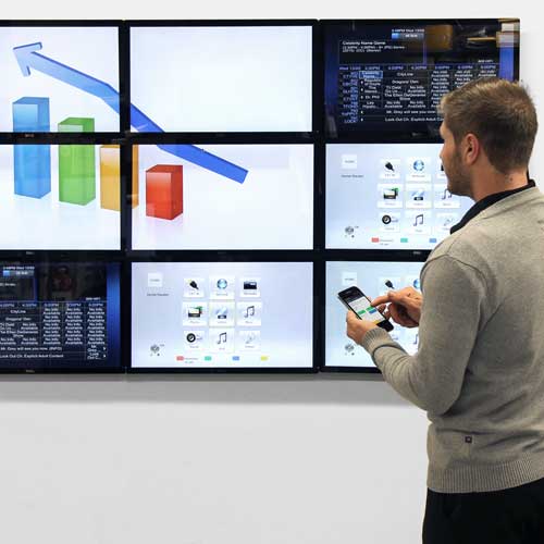 VIdeowall controlado por un smartphone