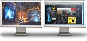 Dual Monitor Gaming Setup