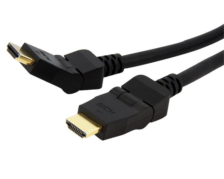 HDMI Swivel Cable 180degree Pivot 1meter