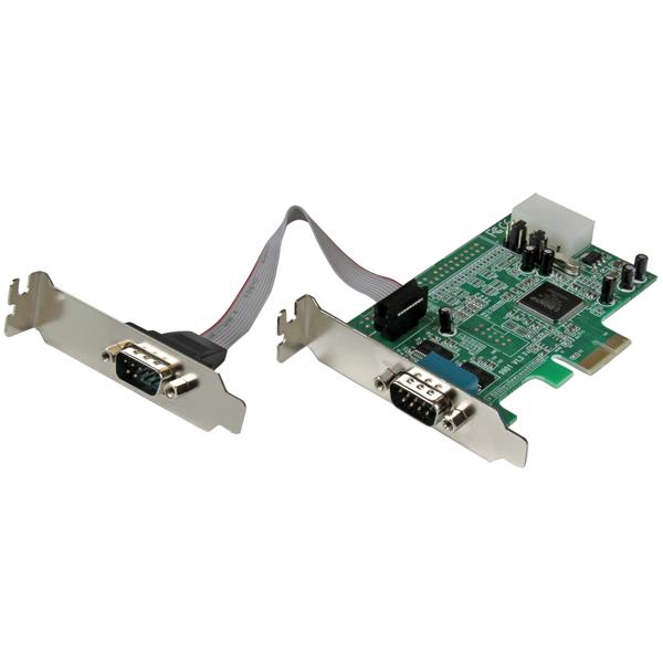 PCI Express Serial Card - 2 Port | 16550 UART | RS232 Serial PCIe