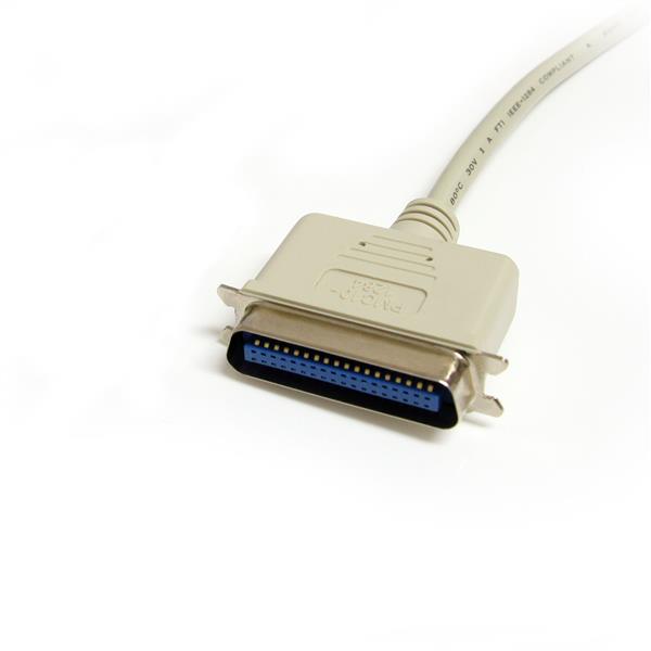 DB25 to Centronics 36 IEEE-1284 Parallel Printer Cable - M/M