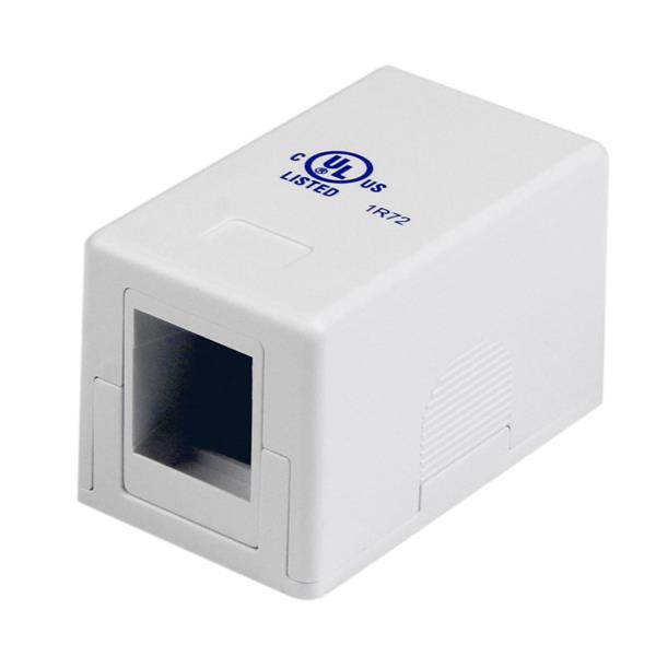Single Cat 5e RJ45 Wall Jack White Network Wall Boxes Canada