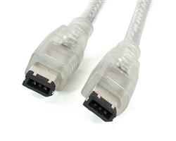 Transparent IEEE-1394 FireWire Cable (6-Pin) Transparent IEEE-1394 FireWire Cable (6-Pin)