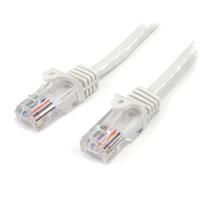 Snagless Cat5e Patch Cable (UTP) - White