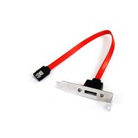 SATA to eSATA Plate Adapter - Low Profile | Half-Height | StarTech.com