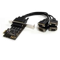 4 Port RS232 PCI Express Serial Card w/ Breakout Cable