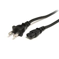 Laptop Power Cord -  NEMA 5-15P to C5