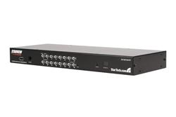 16 Port 1U Rackmount USB PS/2 Cat5 UTP KVM Switch