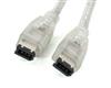 Transparent IEEE-1394 FireWire Cable (6-Pin) Transparent IEEE-1394 FireWire Cable (6-Pin)