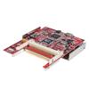 2.5in SATA or USB to Dual Compact Flash SSD Adapter with RAID