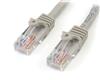 Snagless Crossover Cat5e Patch Cable (UTP) - Gray