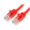 Snagless Crossover Cat5e Patch Cable (UTP) - Red Snagless Crossover Cat5e Patch Cable (UTP) - Red