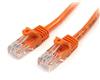 15 m Cat5e Orange Snagless RJ45 UTP Cat 5e Patch Cable - 15m Patch Cord