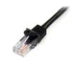 Snagless Cat5e Patch Cable (UTP) - Black Snagless Cat5e Patch Cable (UTP) - Black