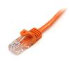 Snagless Cat5e Patch Cable (UTP) - Orange Snagless Cat5e Patch Cable (UTP) - Orange