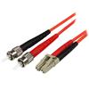 2m Multimode 50/125 Duplex Fiber Patch Cable LC - ST