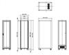 41U 36in Black Server Rack Cabinet 41U 36in Black Server Rack Cabinet