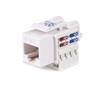 Cat6 RJ45 Keystone Jack White - 110 Type