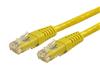 15m Cat 6 Yellow Molded RJ45 UTP Gigabit Cat6 Patch Cable - 15 m Patch Cord