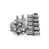 50 Pkg M6 Mounting Screws and Cage Nuts for Server Rack Cabinet