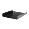 2U 22in Depth Fixed Rack Mount Shelf - 50lbs / 22kg
