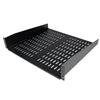 2U 16in Universal Vented Rack Mount Cantilever Shelf - Fixed Server Rack Cabinet Shelf - 50lbs / 22kg