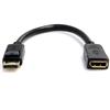 6in DisplayPort Port Saver Cable – M/F