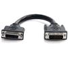 6in DVI-I Dual Link Digital Analog Port Saver Cable M/F