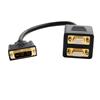 DVI-I Analog to 2x VGA Video Splitter Cable - M/F DVI-I Analog to 2x VGA Video Splitter Cable - M/F
