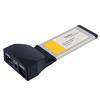2 Port 1b 1a ExpressCard 34mm Laptop 1394 FireWire Adapter Card