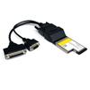 Carte Adaptateur ExpressCard avec 1 Port Série DB-9 RS232 et 1 Port Parallèle DB-25