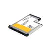2 Port Flush Mount ExpressCard 54mm eSATA II Controller Adapter Card
