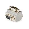 Right Angle DB9 to DB9 Serial Cable Adapter Type 1 - M/F
