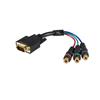HD15 to Component RCA Breakout Cable Adapter - M/F HD15 to Component RCA Breakout Cable Adapter - M/F