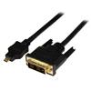 1m Micro HDMI® to DVI-D Cable - M/M