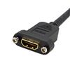 Standard HDMI® Cable (Panel Mount) - F/M Standard HDMI® Cable (Panel Mount) - F/M