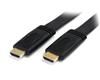 2m Flat High Speed HDMI® Cable with Ethernet - HDMI - M/M