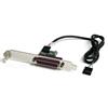 24in Internal USB Motherboard Header to Parallel Adapter
