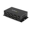 8 Port USB to DB9 RS232 Serial Adapter Hub – Industrial DIN Rail and Wall Mountable