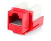 Cat5e RJ45 Keystone Jack Red - 110 Type