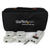Professional RJ45 Network Cable Tester with 4 Remote Loopback Plugs Professional RJ45 Network Cable Tester with 4 Remote Loopback Plugs