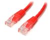 15m Cat5e Red Molded RJ45 UTP Cat 5e Patch Cable - 15 m Patch Cord