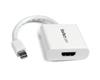 Mini DisplayPort® to HDMI® Video Adapter Converter - White
