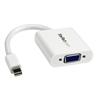 Mini DisplayPort® to VGA Video Adapter Converter - White
