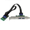 2 Port Mini PCI Express SuperSpeed USB 3.0 Card Adapter