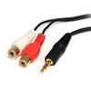 6 ft Stereo Audio Cable - 3.5mm Male to 2x RCA Female