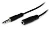 1m Slim 3.5mm Stereo Extension Audio Cable - M/F