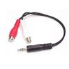 Cable Convertidor Adaptador Audio 15cm Mini Jack 3,5 mm a RCA Estéreo - Conversor