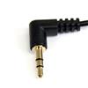 Slim 3.5mm Right Angle Stereo Audio Cable - M/M Slim 3.5mm Right Angle Stereo Audio Cable - M/M