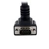 90-degree Down-Angled Coax VGA Cable - HD15 M/M 90-degree Down-Angled Coax VGA Cable - HD15 M/M